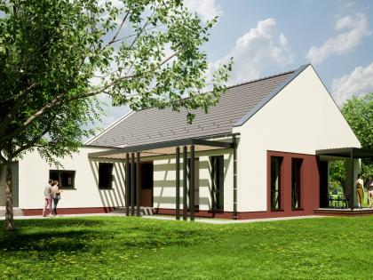 Exkluzív, panorámás családi ház Győrújbaráton eladó